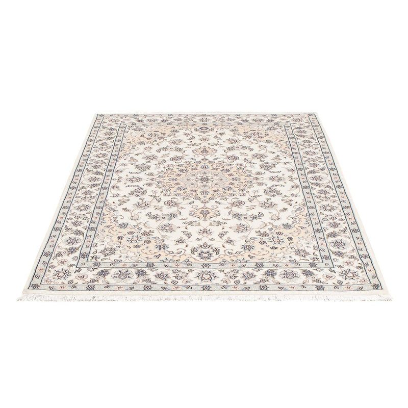 Tapis persan - Nain - Premium - 161 x 109 cm - crème