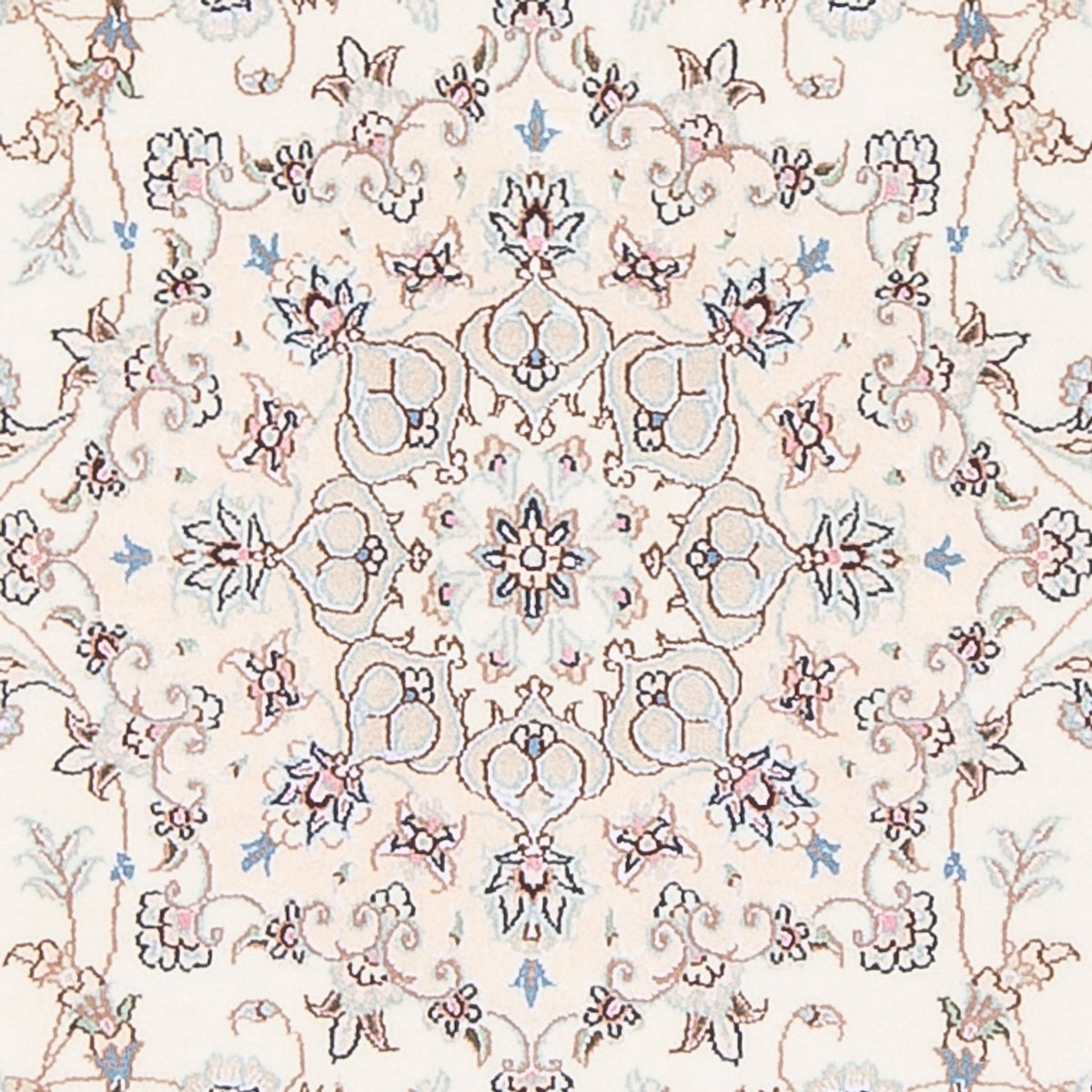 Tapis persan - Nain - Premium - 164 x 111 cm - crème