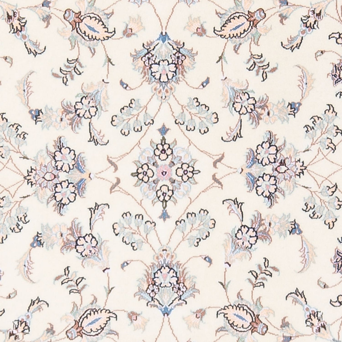 Tapis persan - Nain - Premium - 160 x 110 cm - crème
