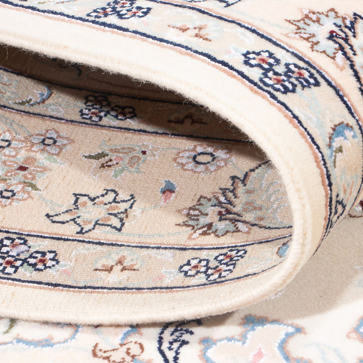 Tapis persan - Nain - Premium - 160 x 108 cm - crème