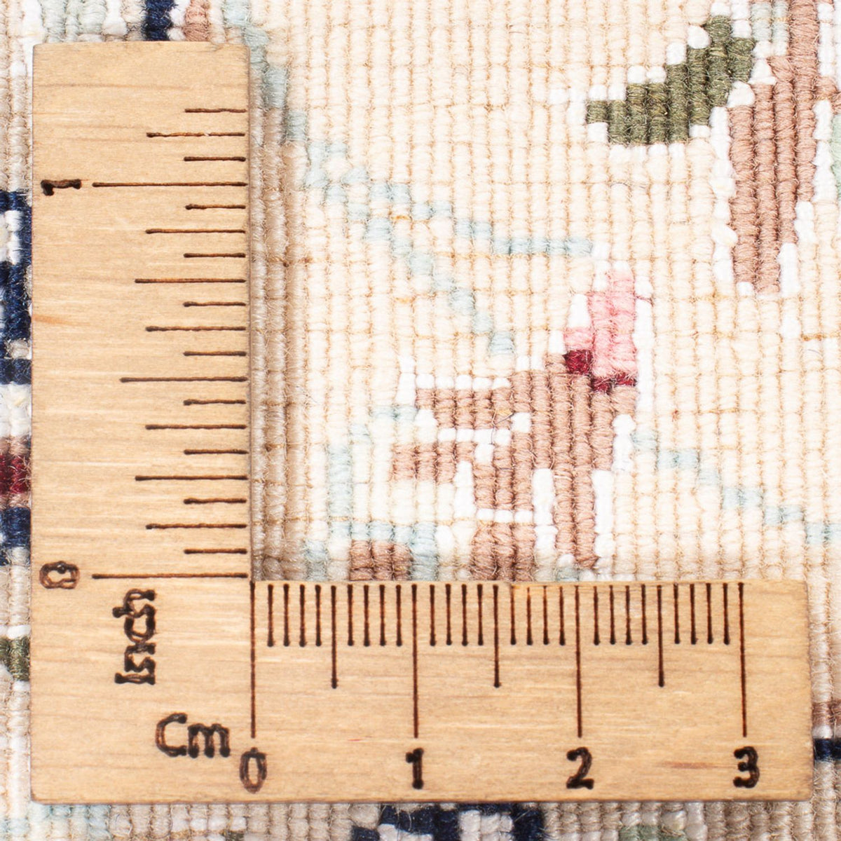 Tapis persan - Nain - Premium - 160 x 108 cm - crème