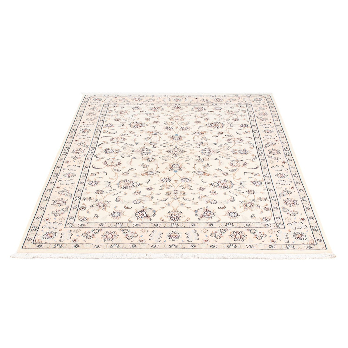 Tapis persan - Nain - Premium - 158 x 108 cm - crème