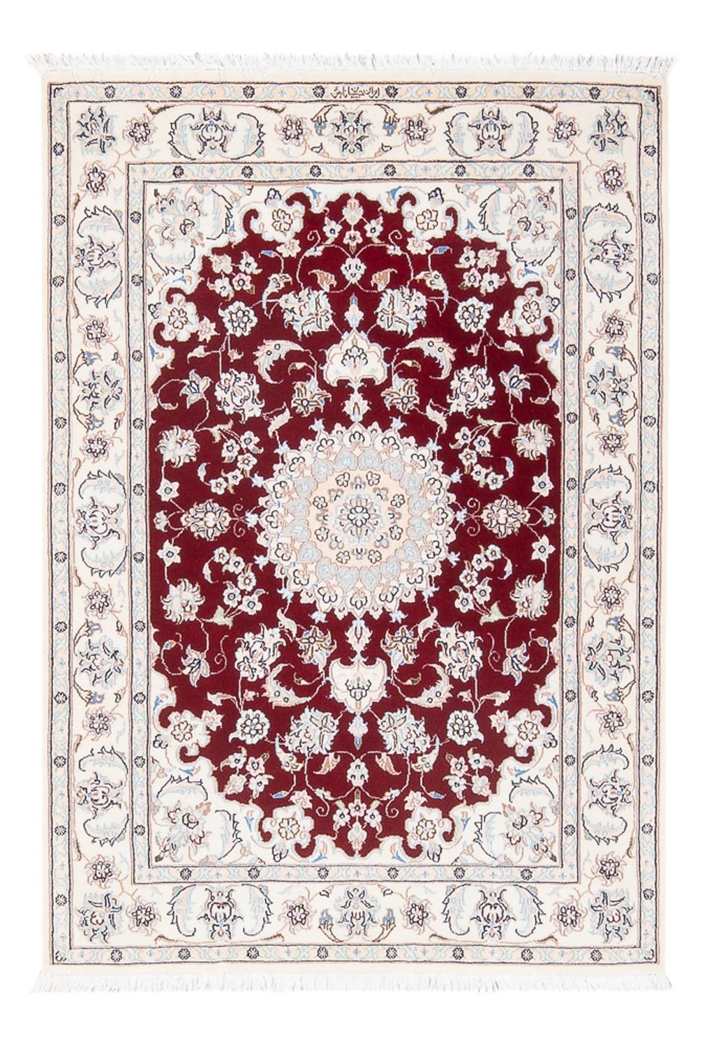 Tapis persan - Nain - Premium - 120 x 80 cm - rouge