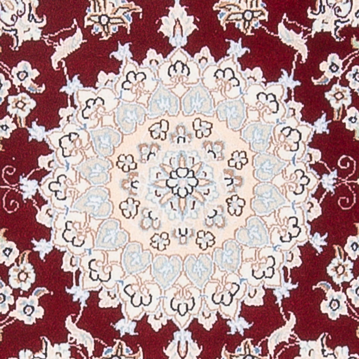 Tapis persan - Nain - Premium - 120 x 80 cm - rouge