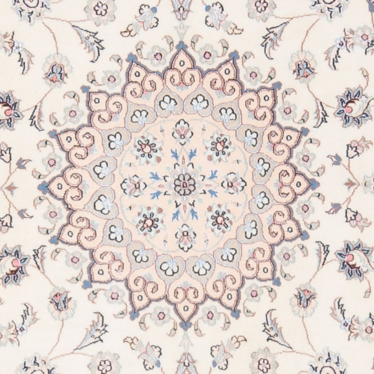 Tapis persan - Nain - Premium - 165 x 108 cm - crème