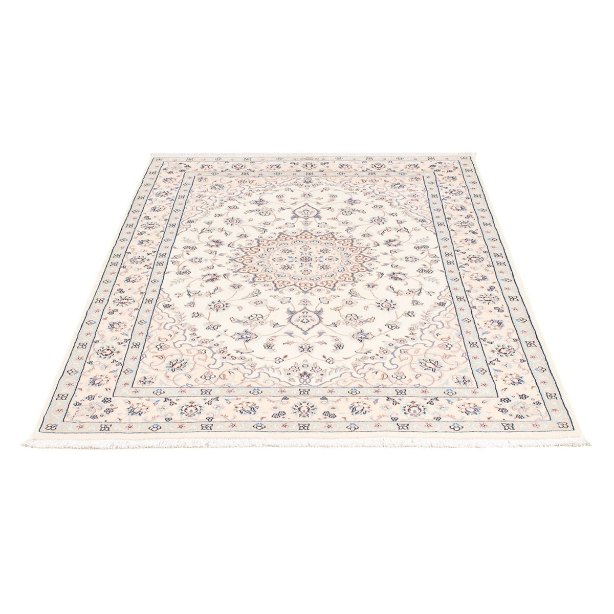 Tapis persan - Nain - Premium - 165 x 108 cm - crème