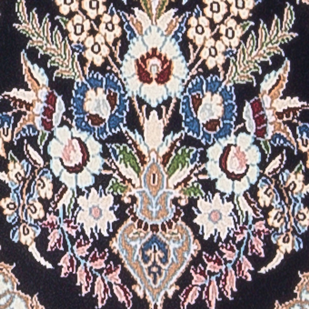 Tapis de couloir Tapis persan - Nain - Premium - 213 x 35 cm - bleu foncé
