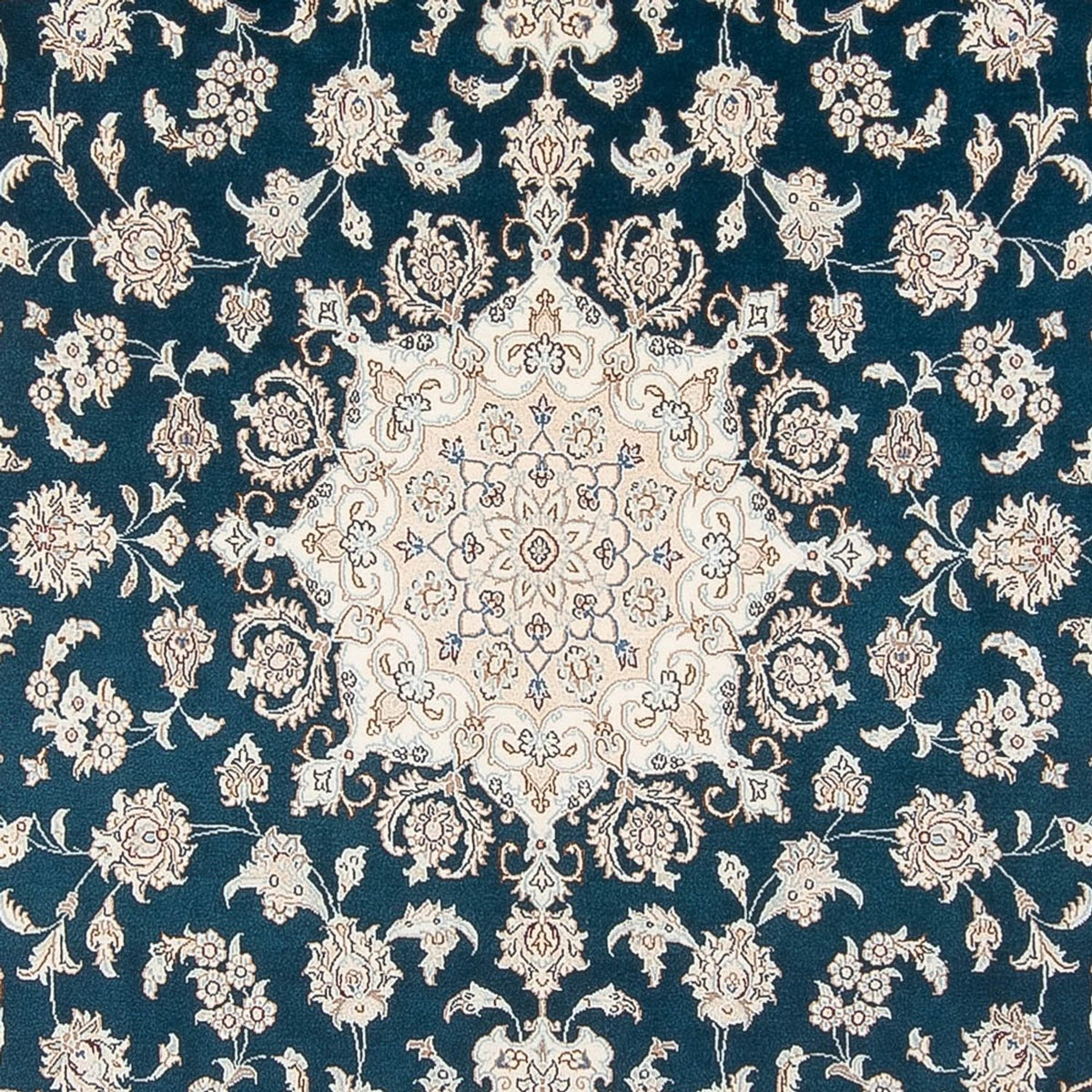 Tapis persan - Nain - 297 x 198 cm - vert