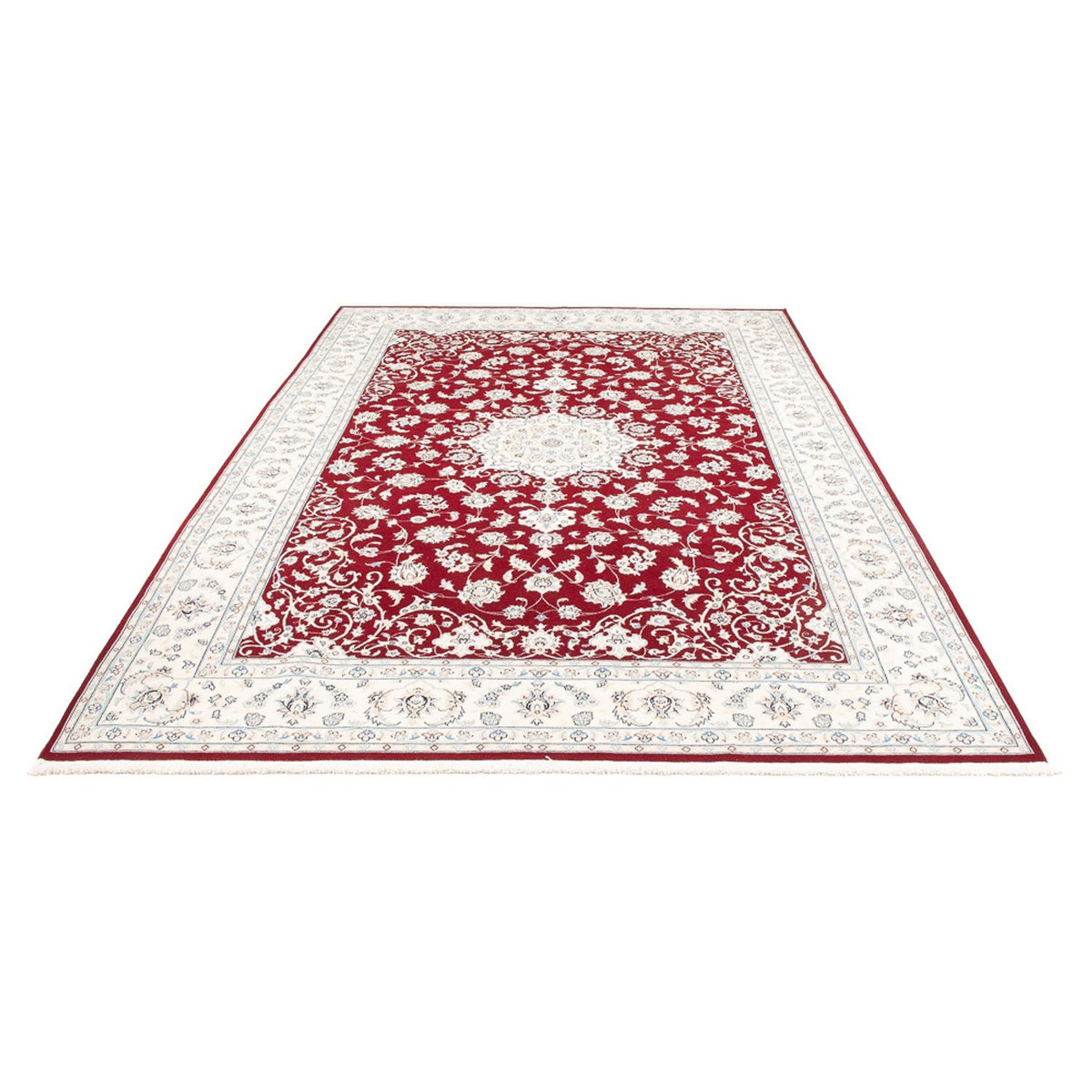 Tapis persan - Nain - 300 x 198 cm - rouge