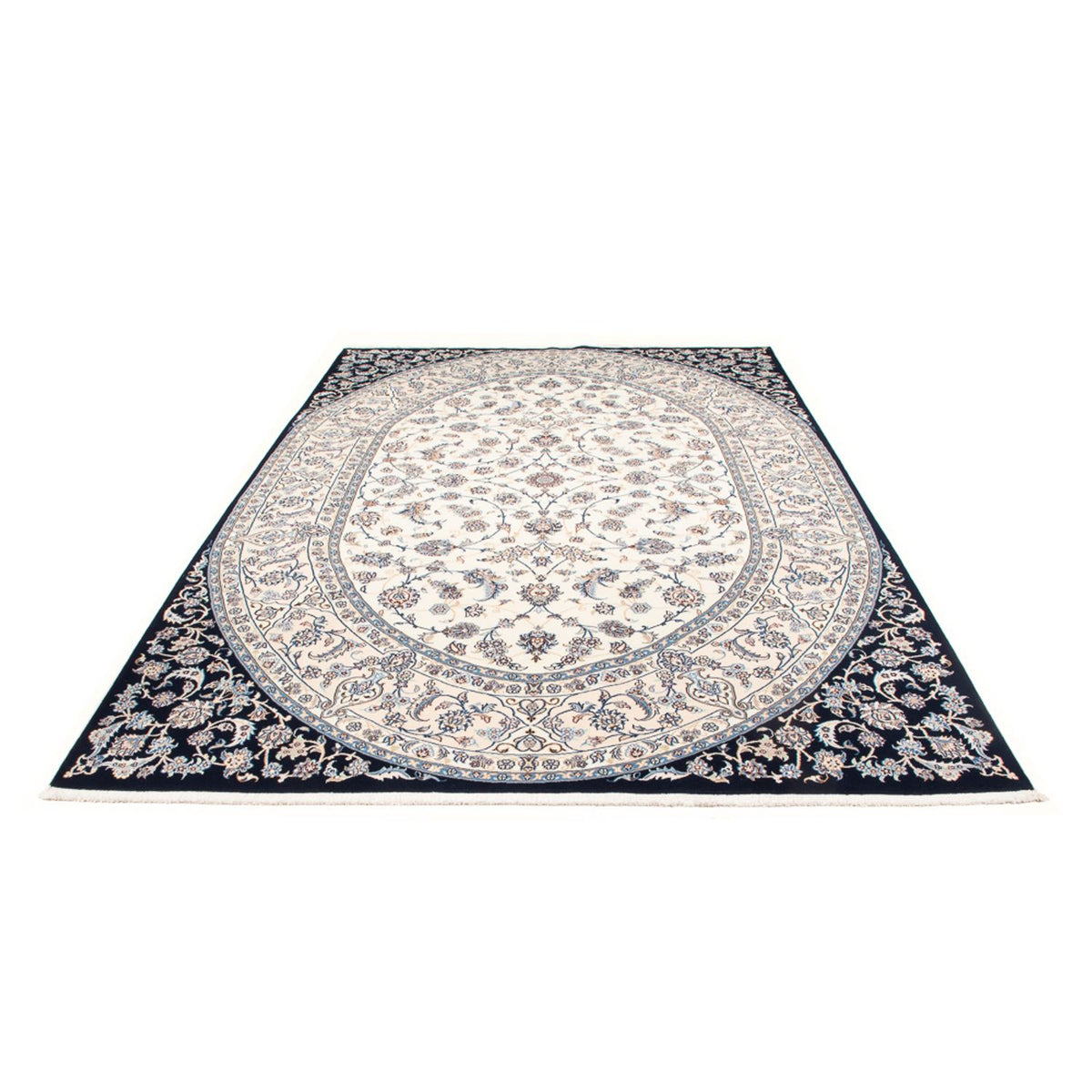 Tapis persan - Nain - 315 x 198 cm - crème
