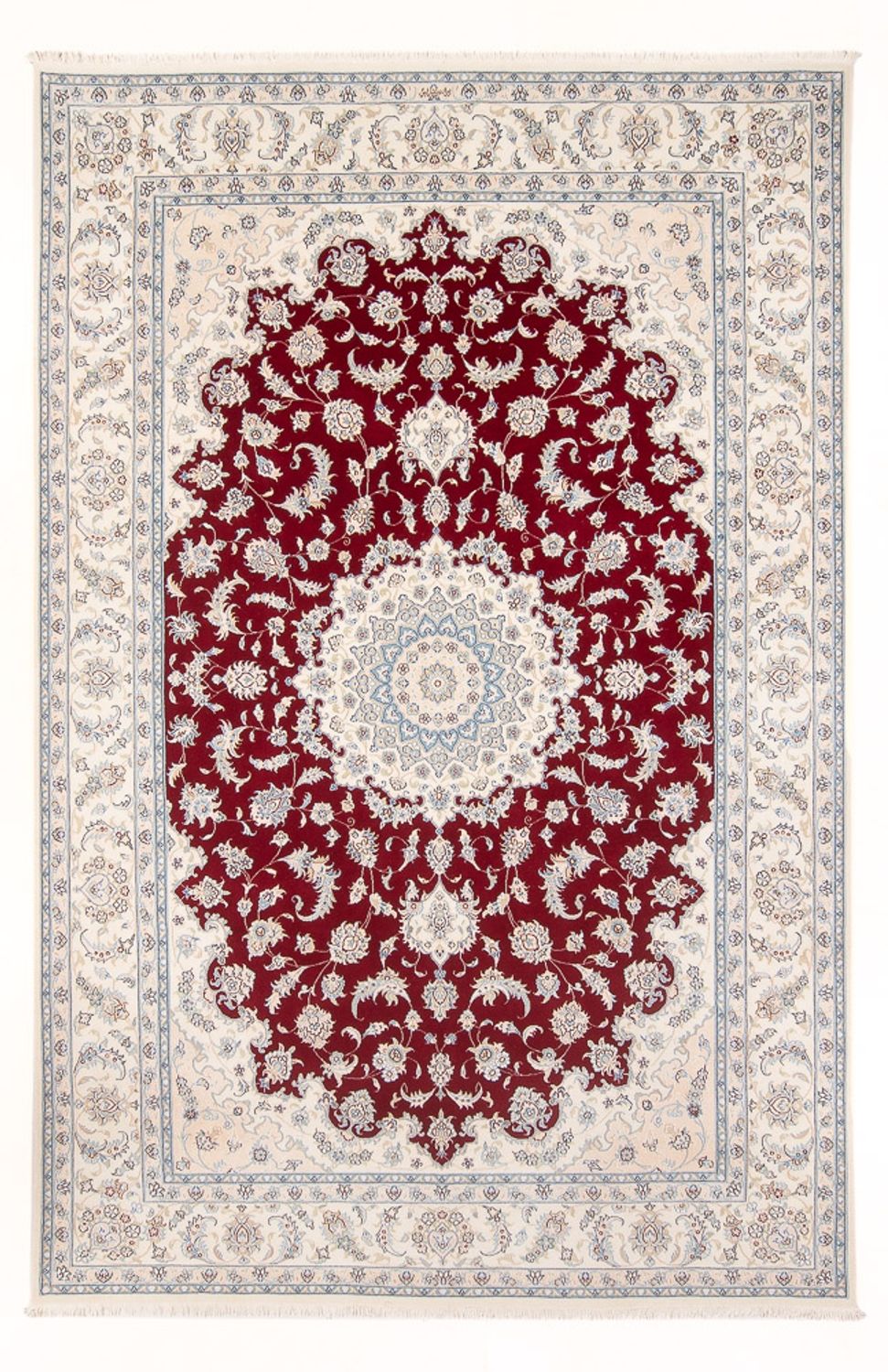 Tapis persan - Nain - Premium - 290 x 200 cm - rouge