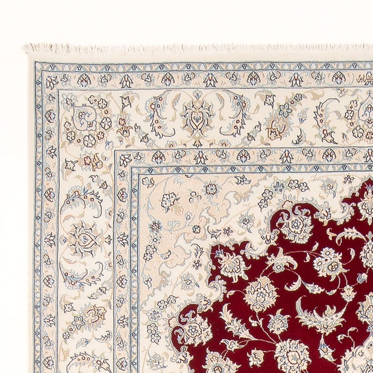 Tapis persan - Nain - Premium - 290 x 200 cm - rouge