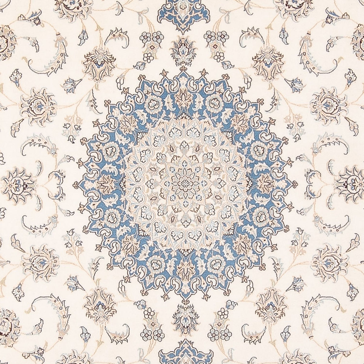 Tapis persan - Nain - Premium - 292 x 200 cm - crème