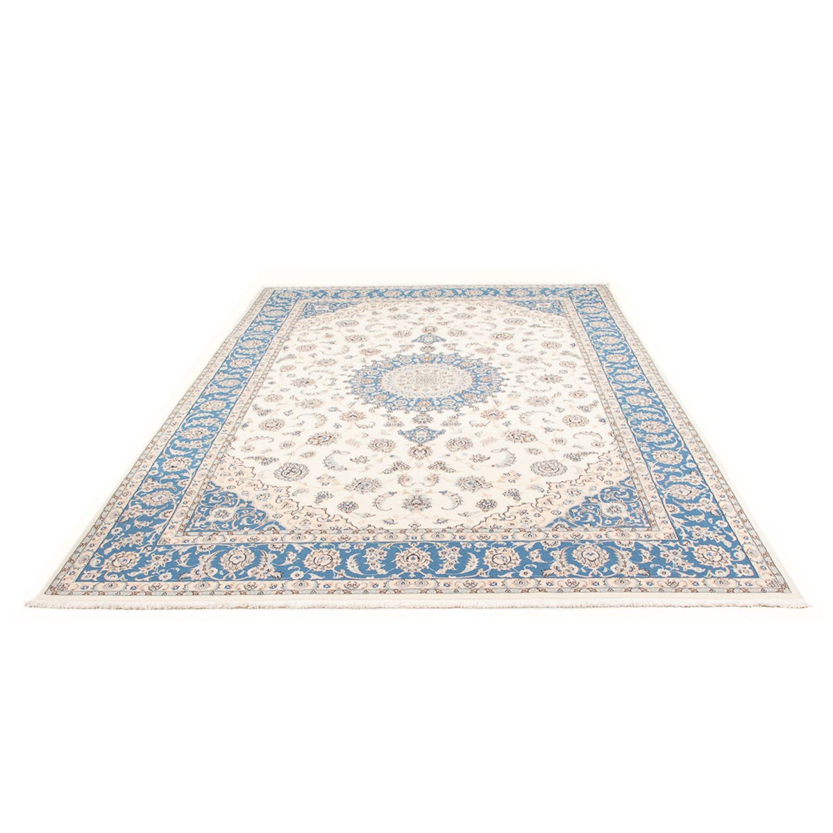 Tapis persan - Nain - Premium - 292 x 200 cm - crème