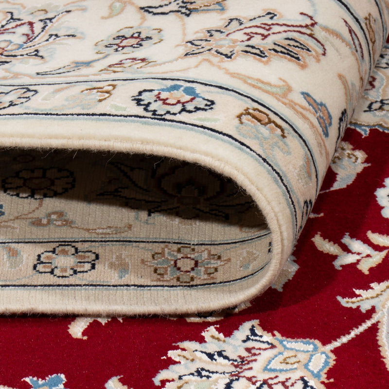 Tapis persan - Nain - 242 x 168 cm - rouge