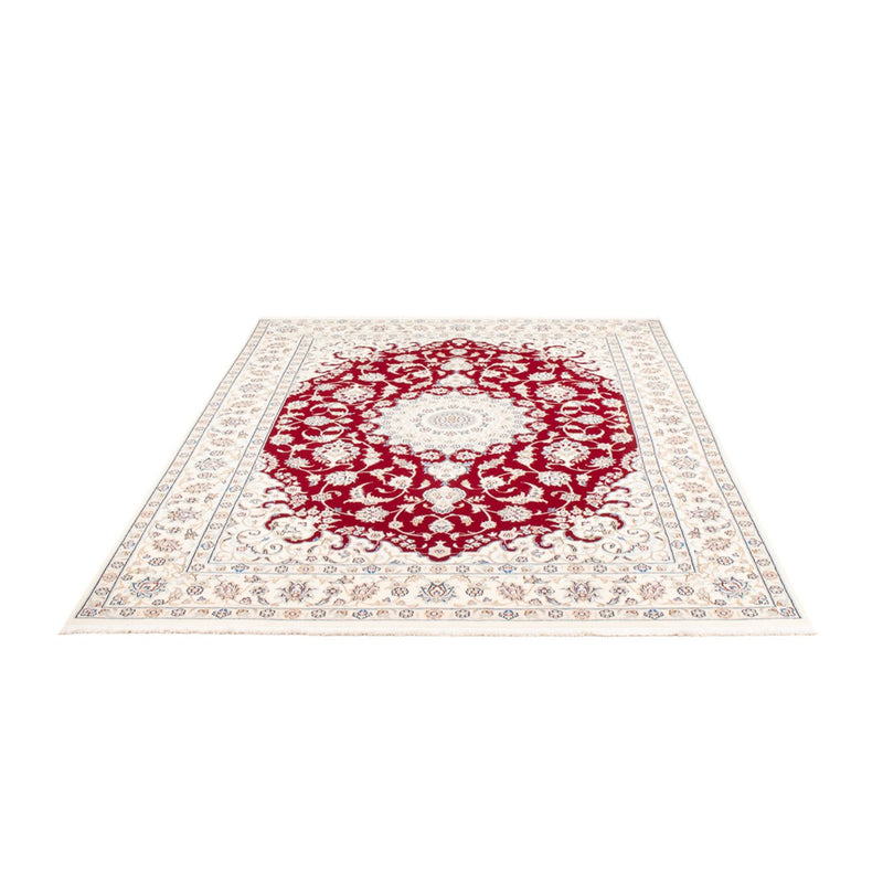 Tapis persan - Nain - 242 x 168 cm - rouge