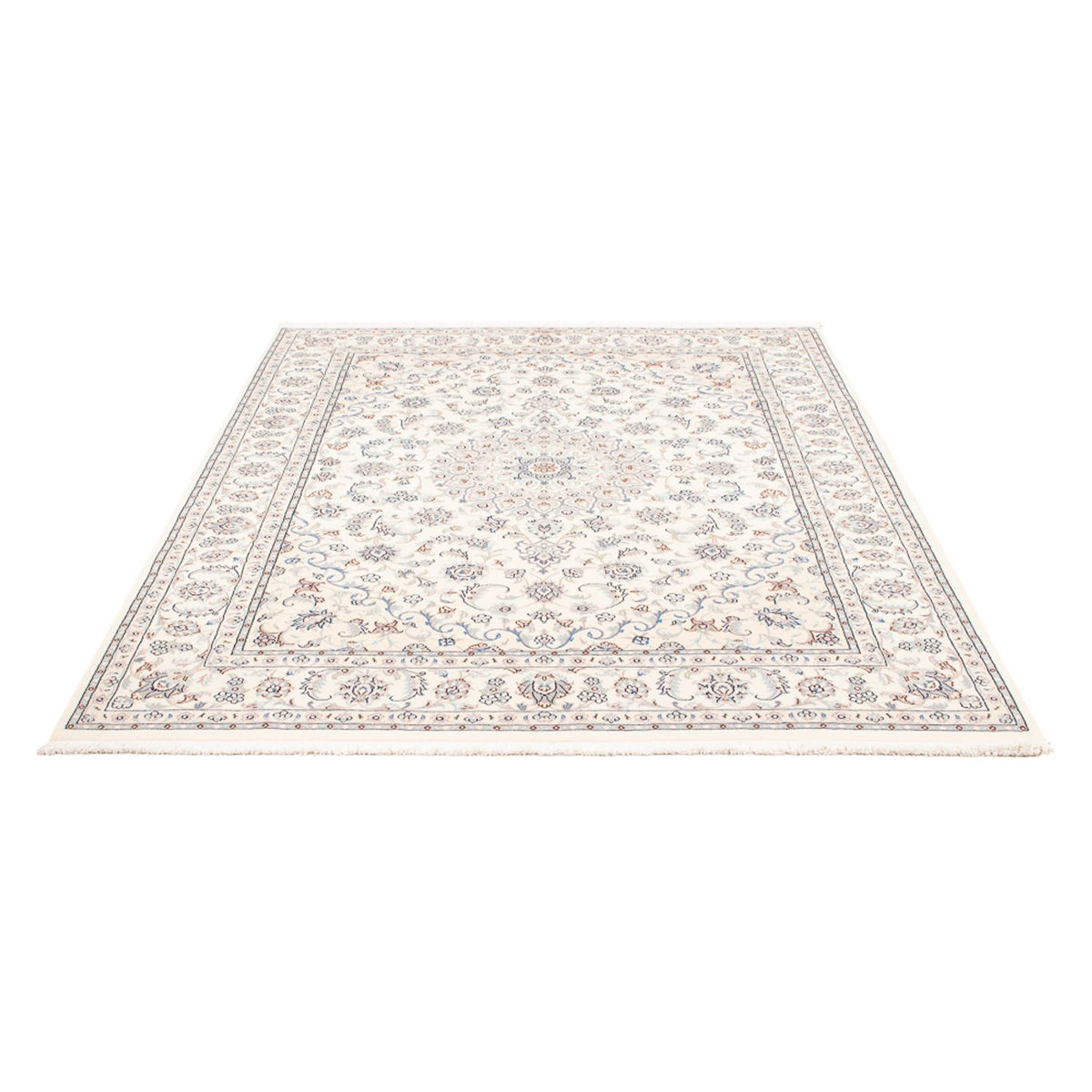 Tapis persan - Nain - Premium - 204 x 150 cm - crème