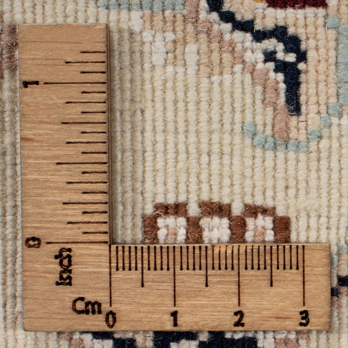 Tapis persan - Nain - 235 x 172 cm - bleu foncé