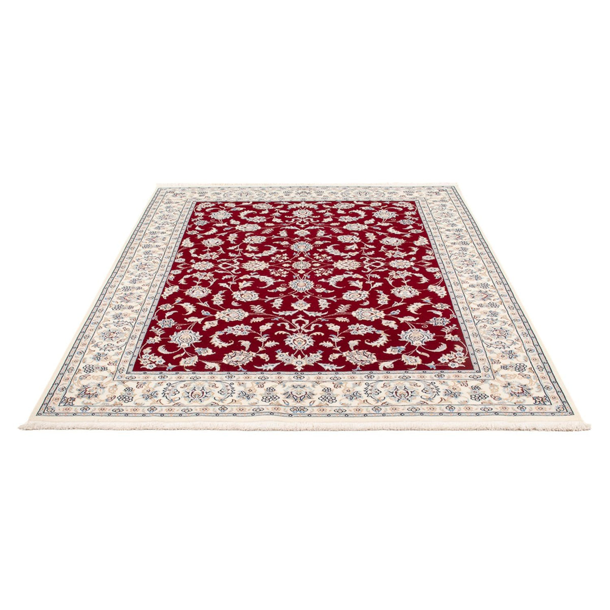 Tapis persan - Nain - Premium - 198 x 149 cm - rouge