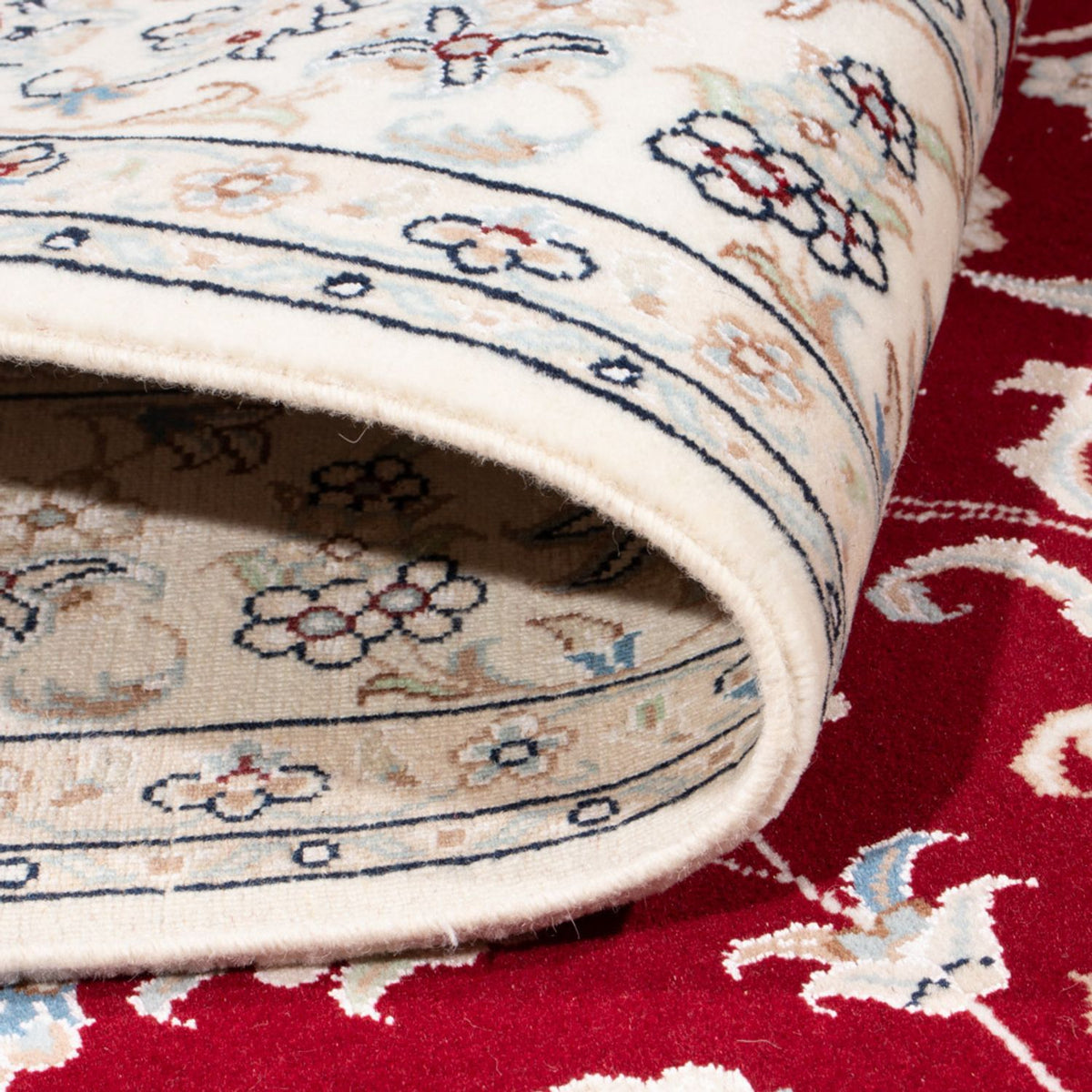 Tapis persan - Nain - Royal - 207 x 148 cm - rouge