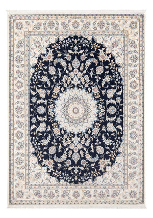 Tapis persan - Nain - Premium - 203 x 149 cm - bleu foncé