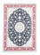 Tapis persan - Nain - Royal - 203 x 145 cm - bleu foncé