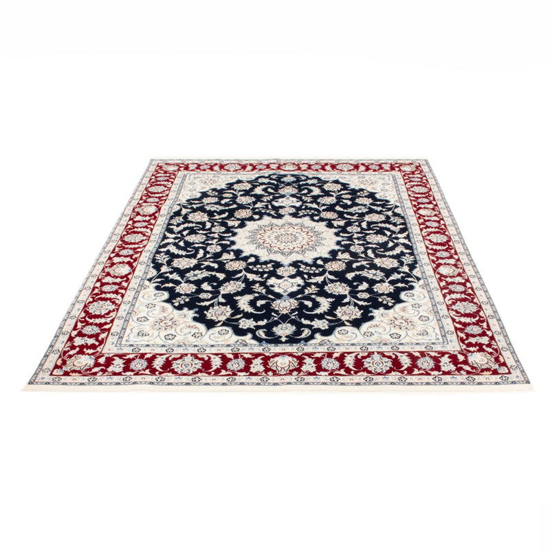 Tapis persan - Nain - Royal - 203 x 145 cm - bleu foncé