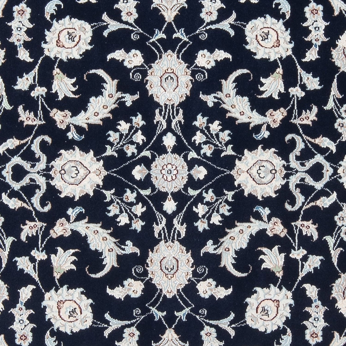 Tapis persan - Nain - Premium - 200 x 147 cm - bleu foncé