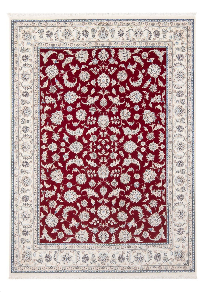 Tapis persan - Nain - Premium - 204 x 146 cm - rouge