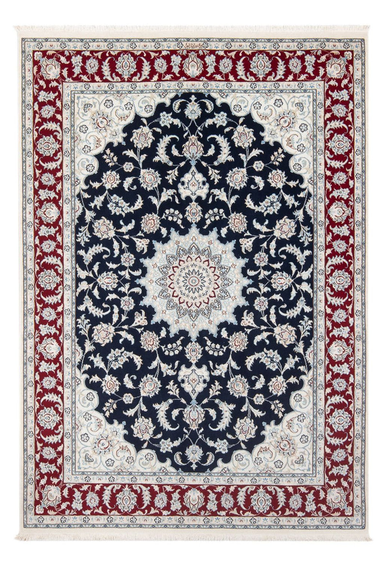 Tapis persan - Nain - Premium - 207 x 149 cm - bleu foncé