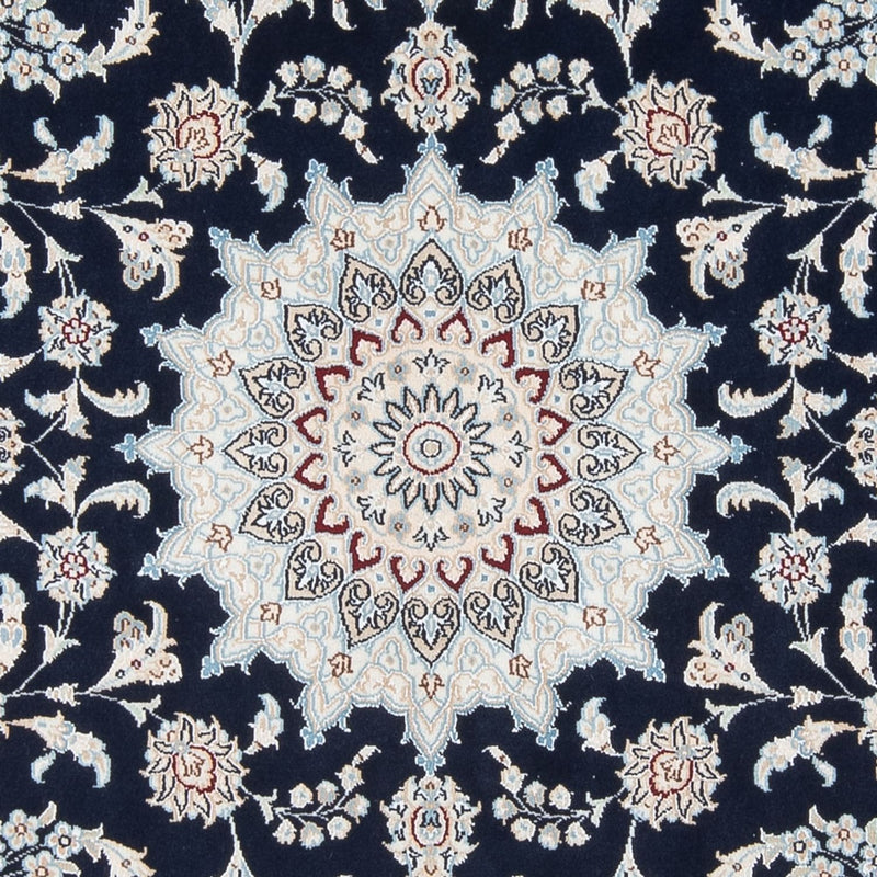 Tapis persan - Nain - Premium - 207 x 149 cm - bleu foncé
