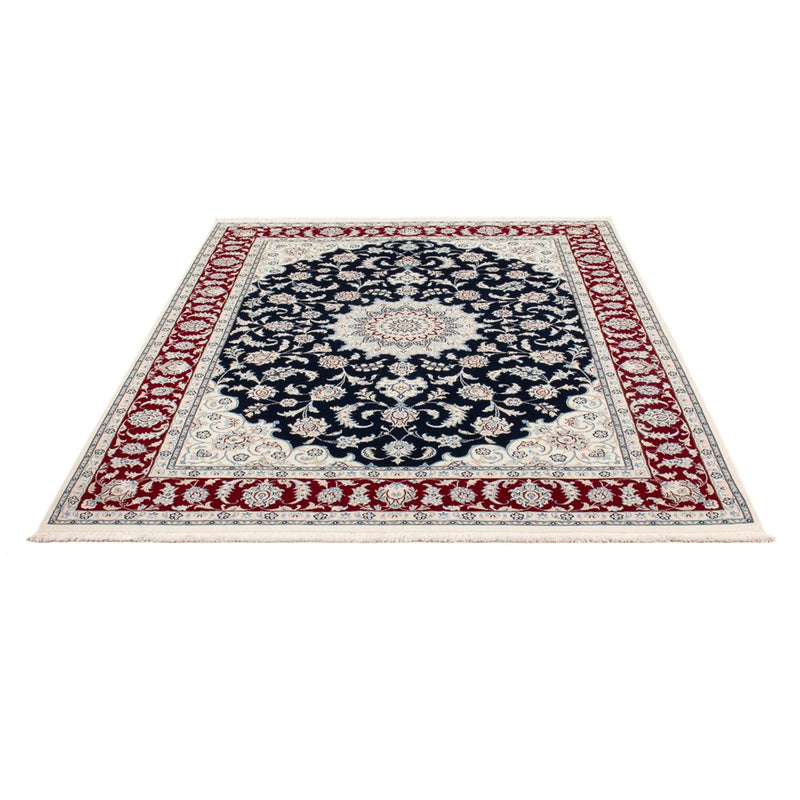 Tapis persan - Nain - Premium - 207 x 149 cm - bleu foncé