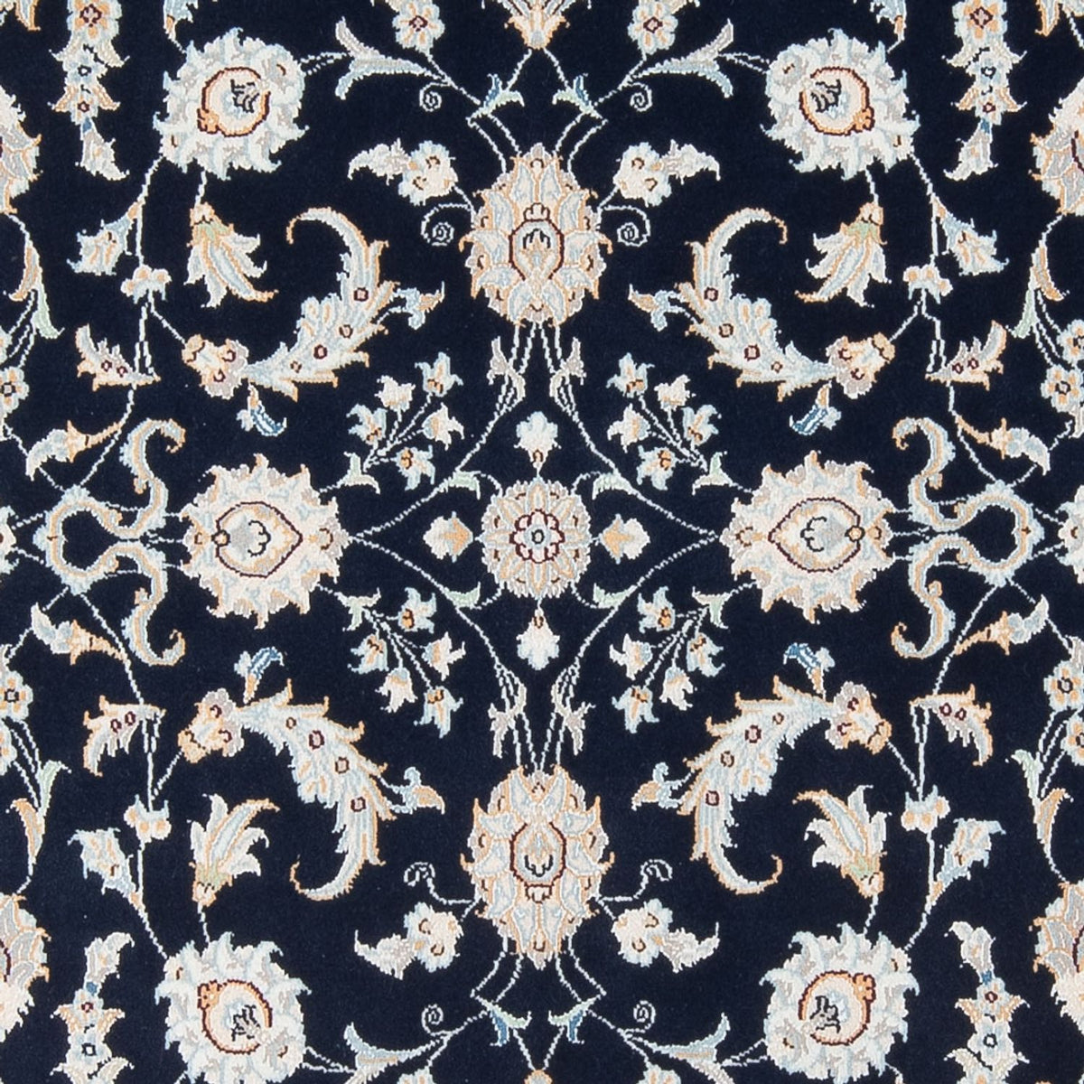 Tapis persan - Nain - Premium - 205 x 148 cm - bleu foncé