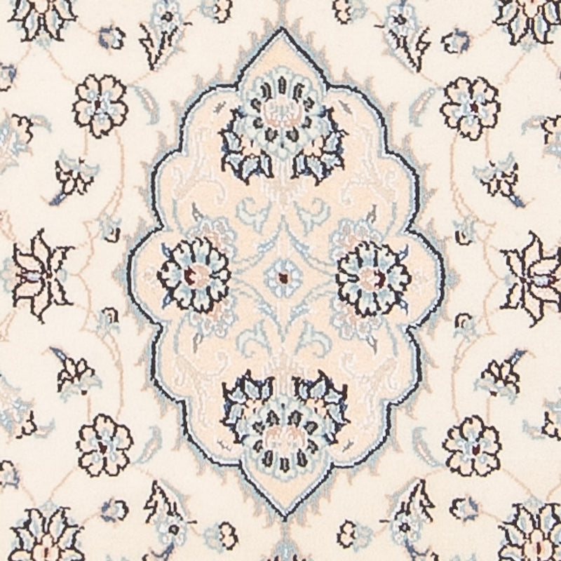 Tapis persan - Nain - 95 x 55 cm - crème