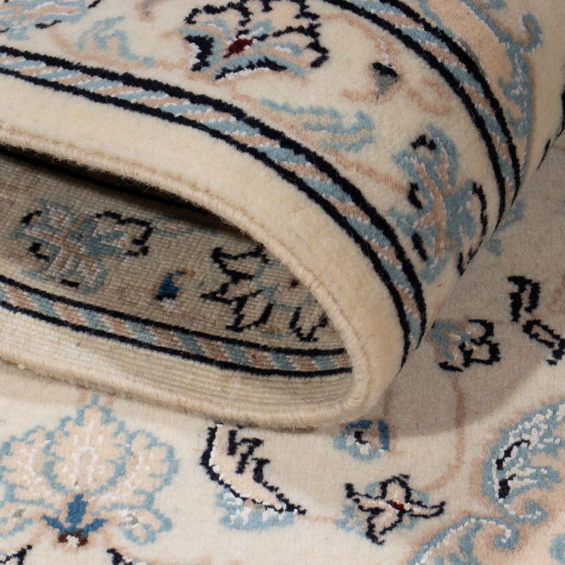 Tapis persan - Nain - 95 x 55 cm - crème