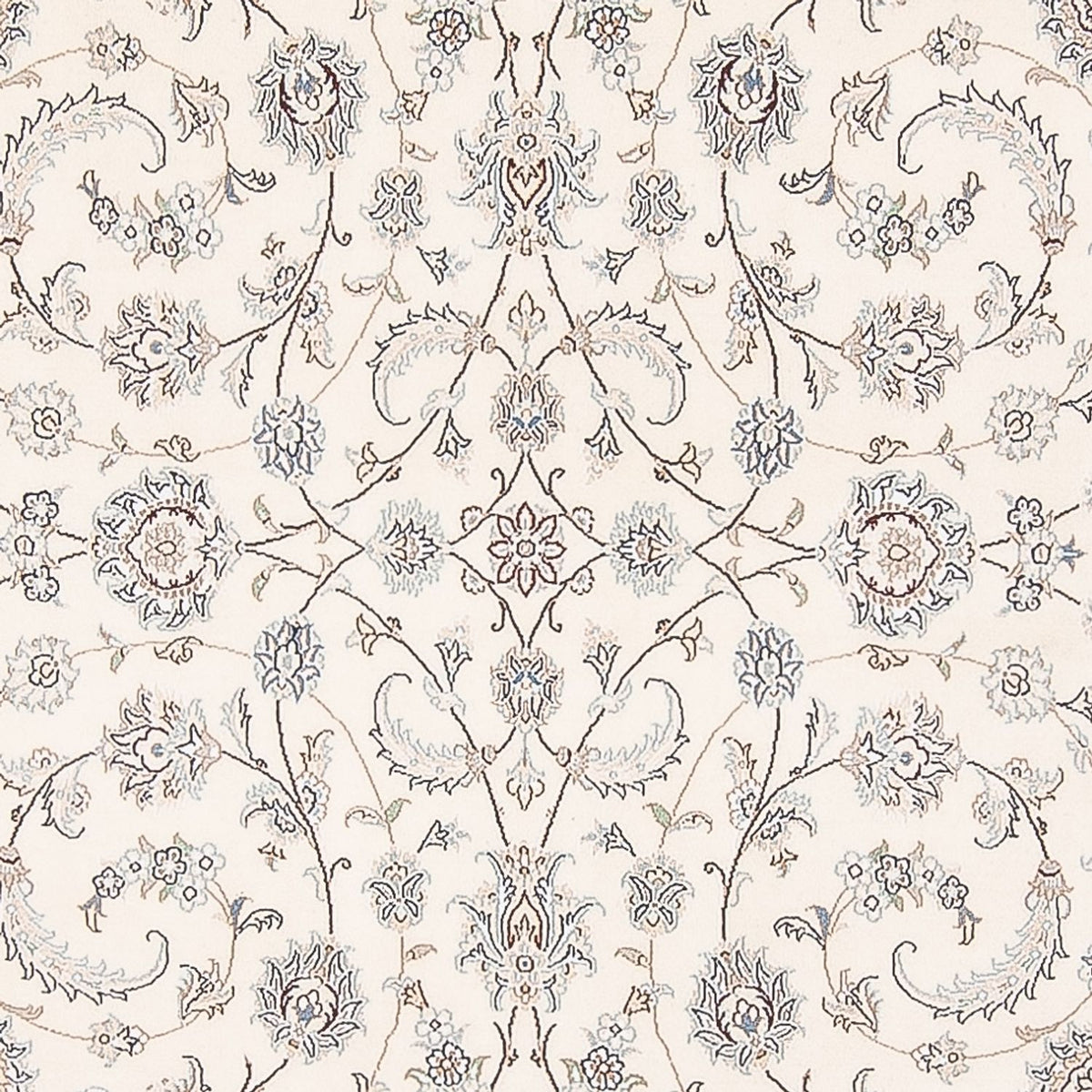Tapis persan - Nain - Premium - 297 x 197 cm - crème
