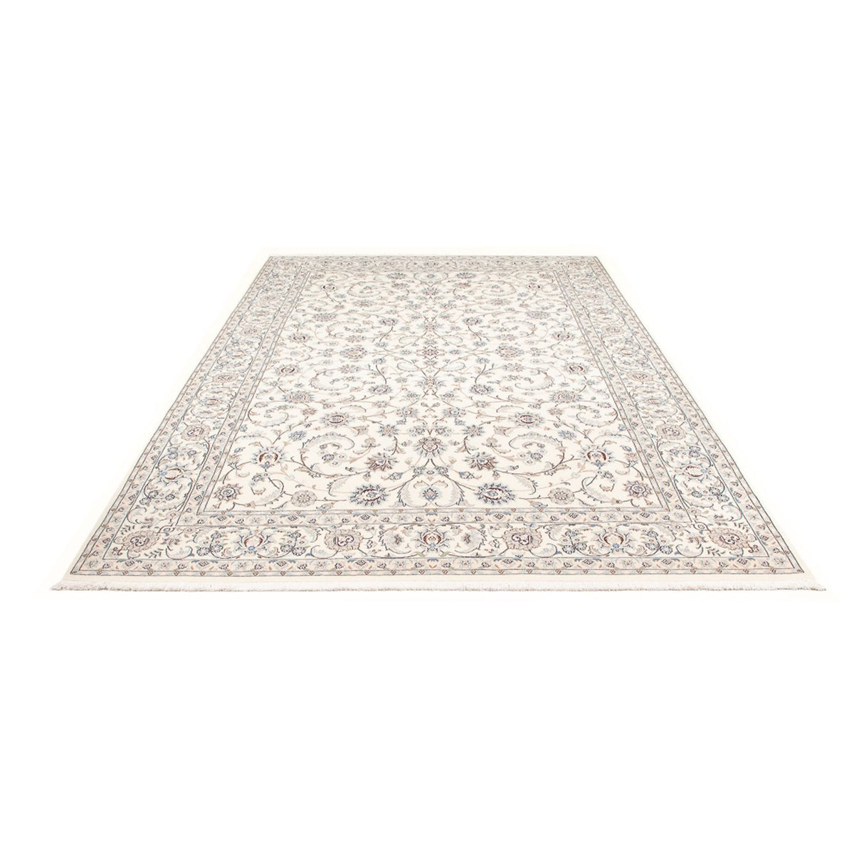 Tapis persan - Nain - Premium - 297 x 197 cm - crème