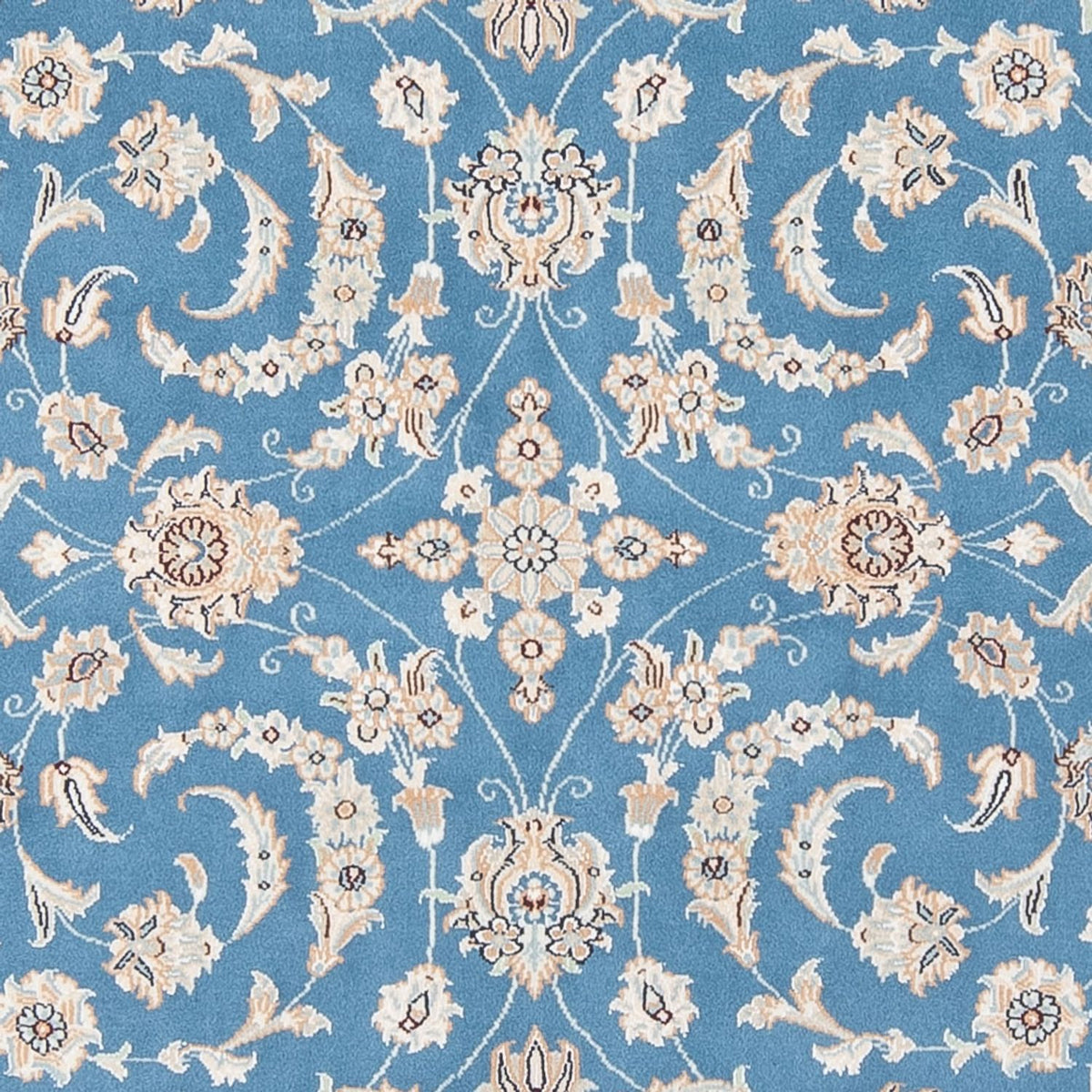 Tapis persan - Nain - Premium - 200 x 147 cm - bleu
