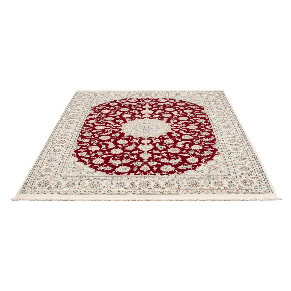 Tapis persan - Nain - Premium - 202 x 150 cm - rouge