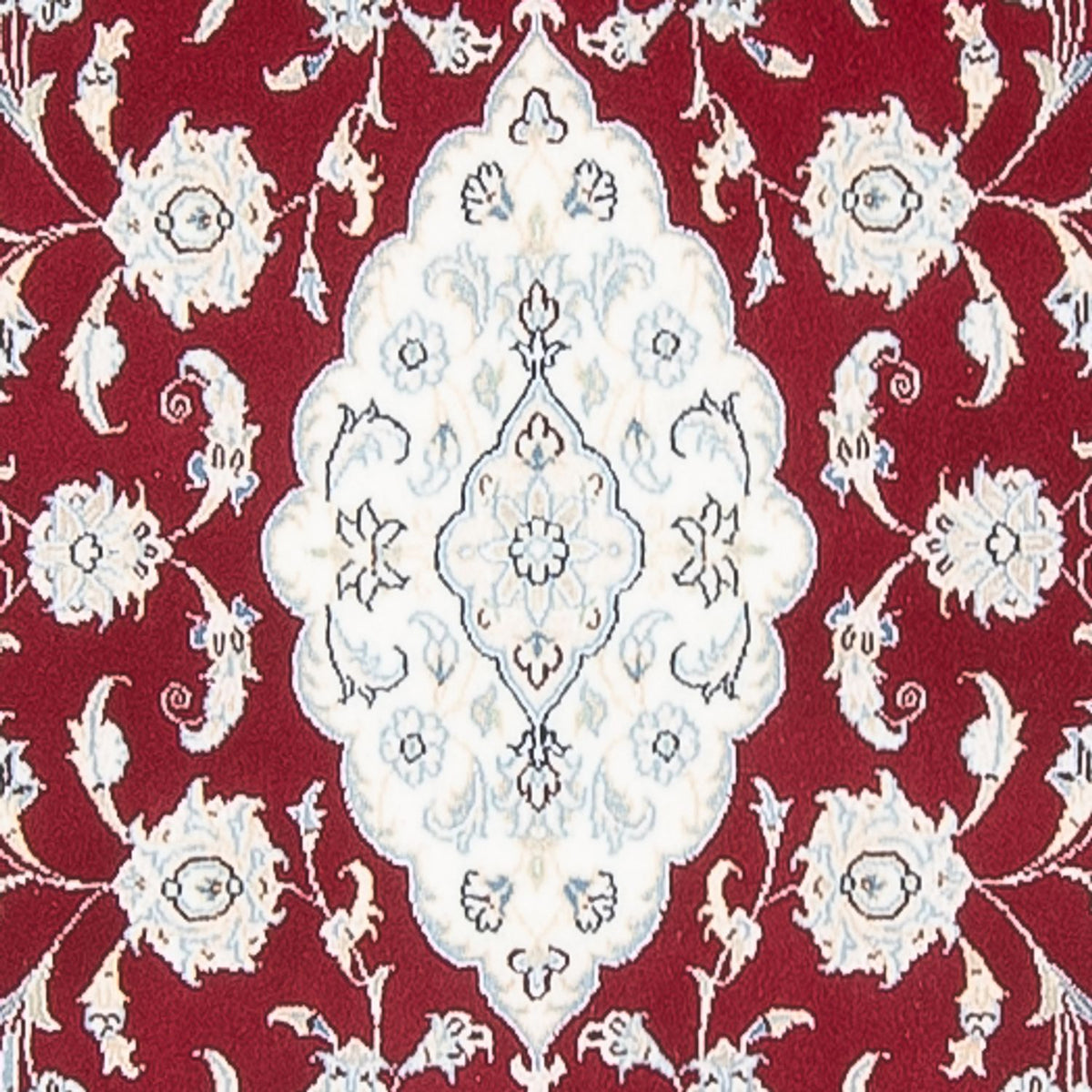 Tapis de couloir Tapis persan - Nain - Premium - 350 x 86 cm - rouge