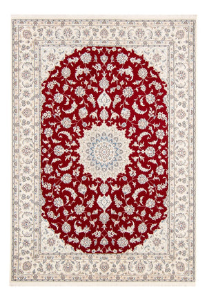 Tapis persan - Nain - 237 x 168 cm - rouge