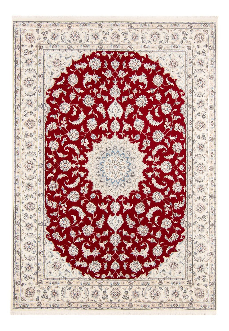 Tapis persan - Nain - 237 x 168 cm - rouge