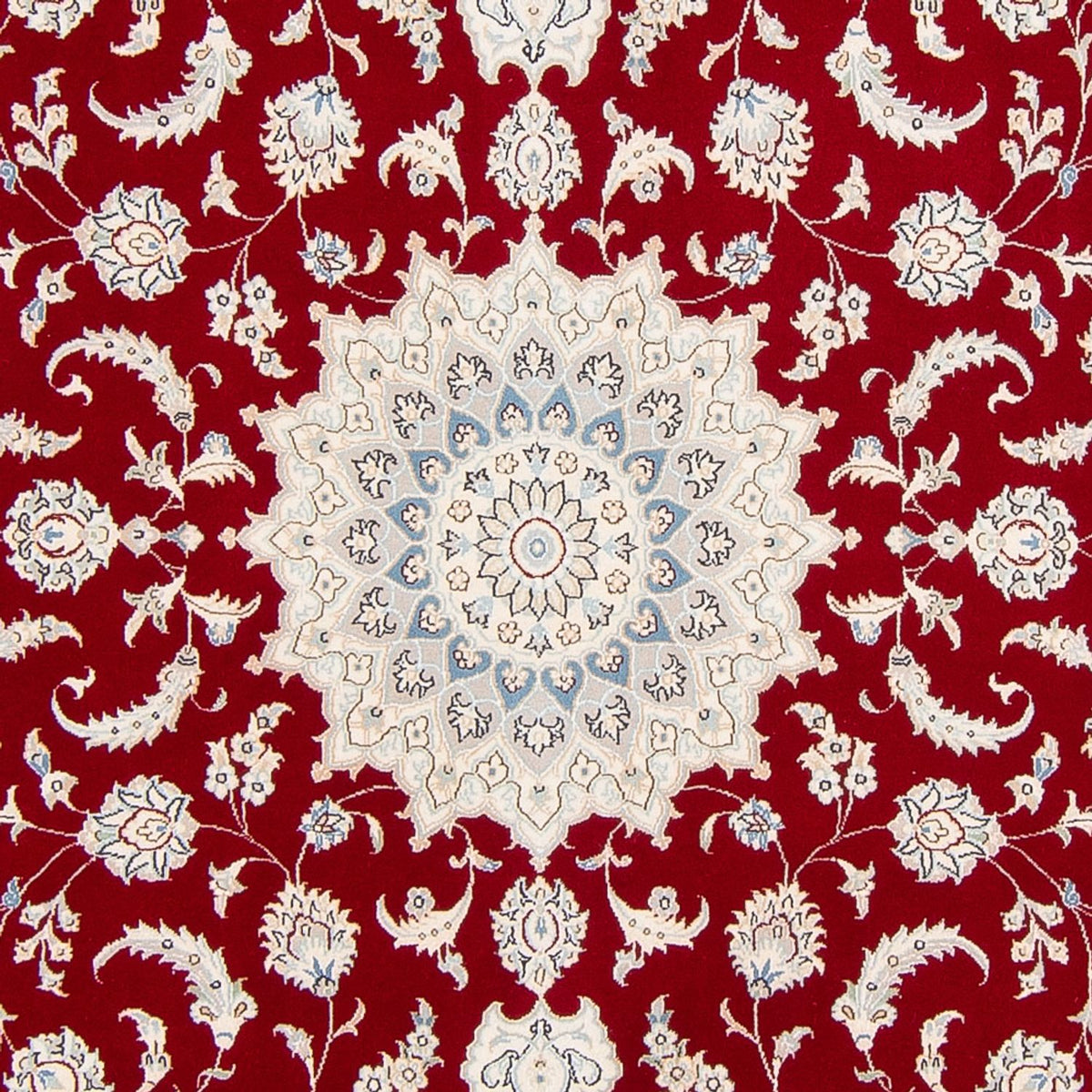 Tapis persan - Nain - 237 x 168 cm - rouge