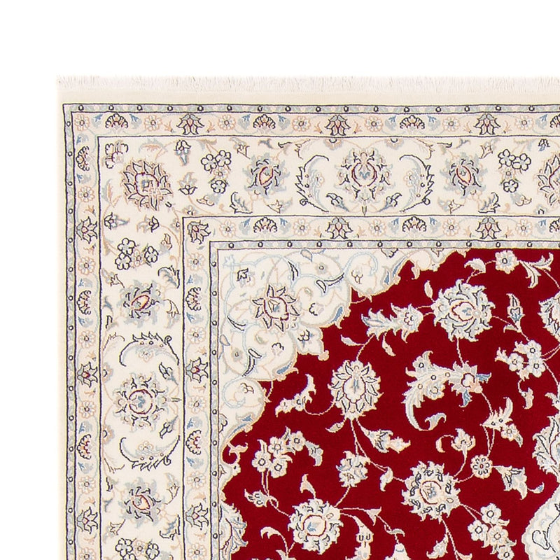 Tapis persan - Nain - 237 x 168 cm - rouge