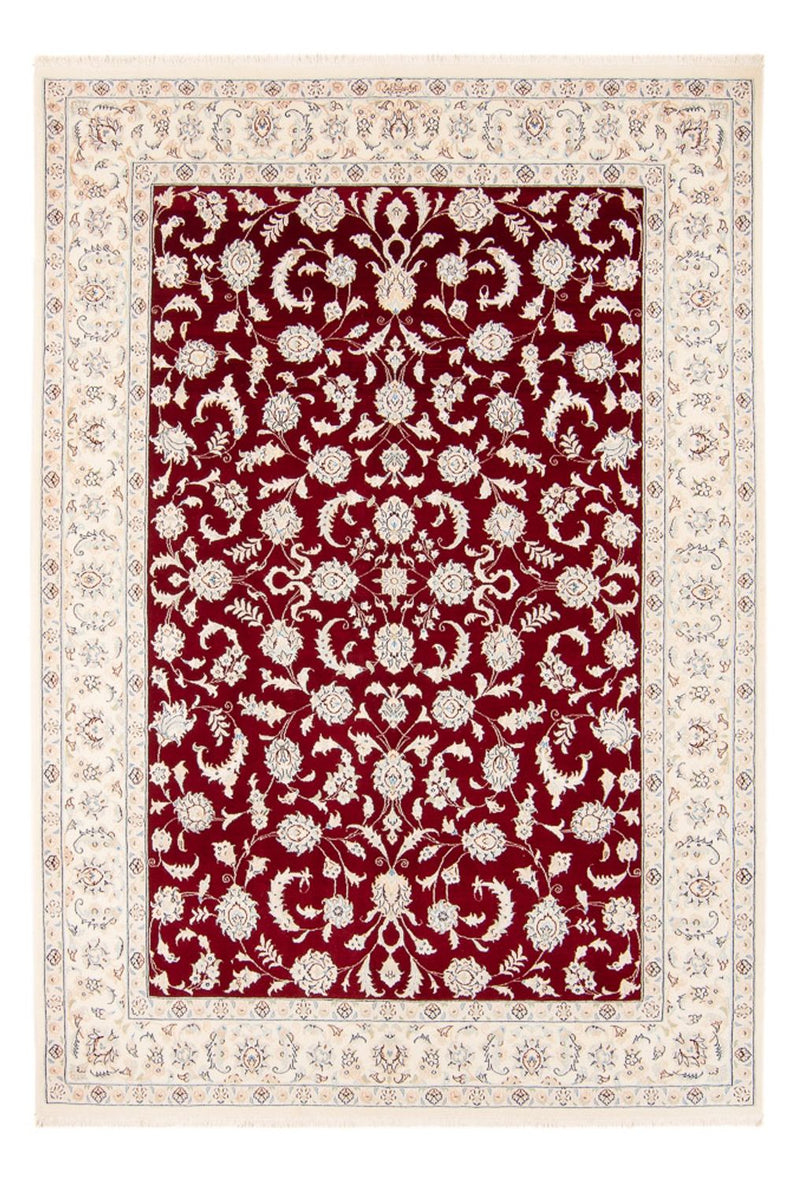 Tapis persan - Nain - 234 x 167 cm - rouge