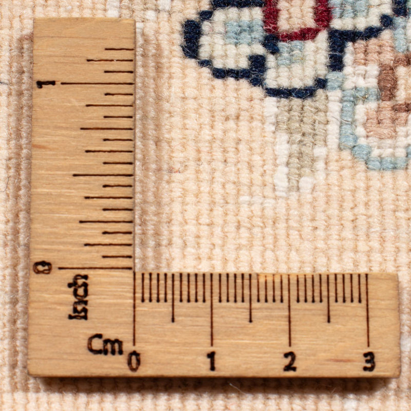 Tapis de couloir Tapis persan - Nain - Royal - 201 x 82 cm - crème