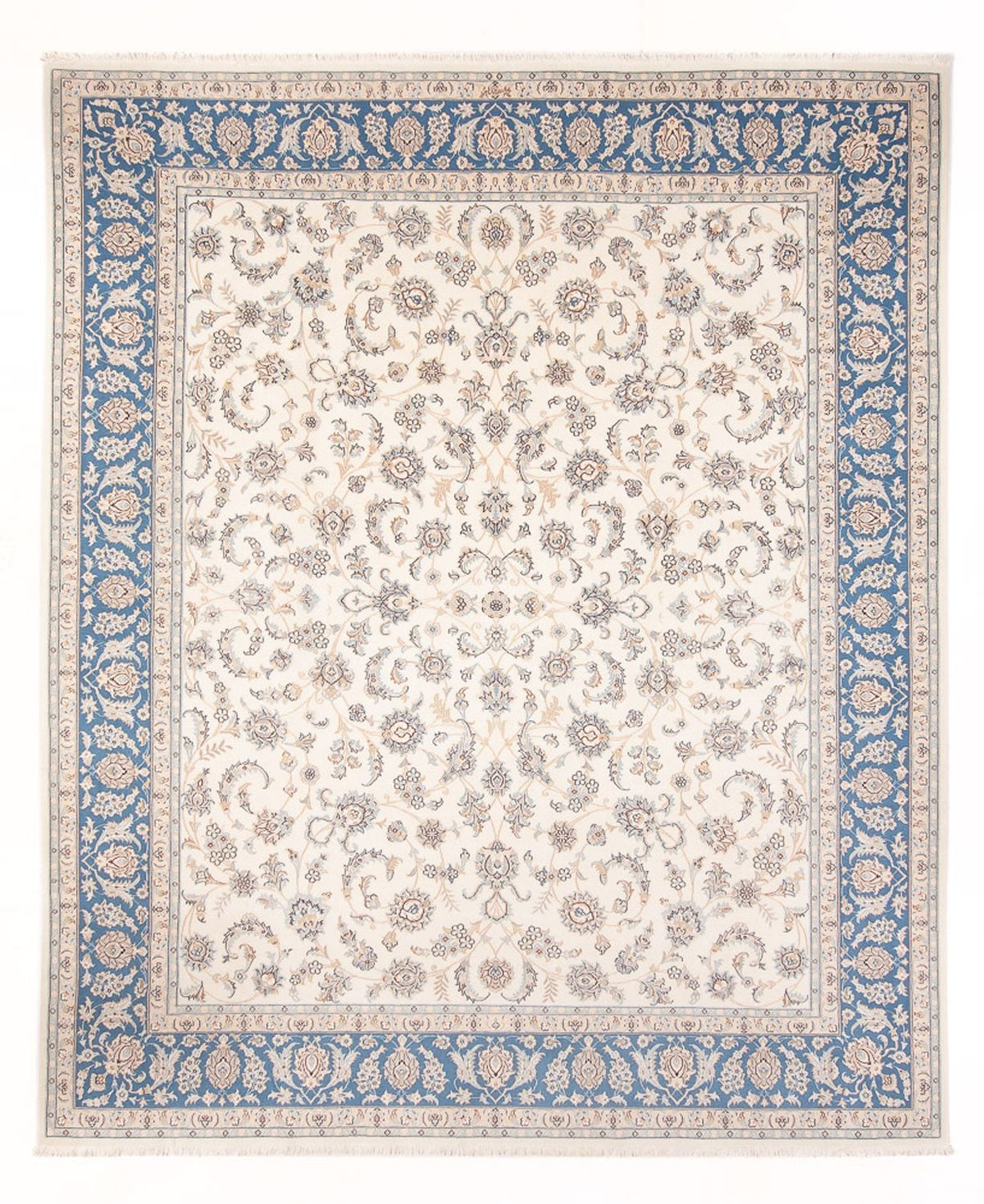 Tapis persan - Nain - Premium - 298 x 248 cm - crème