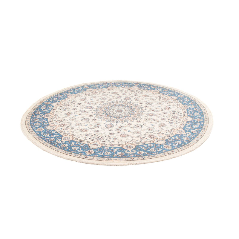 Tapis persan - Nain ronde  - 200 x 200 cm - crème