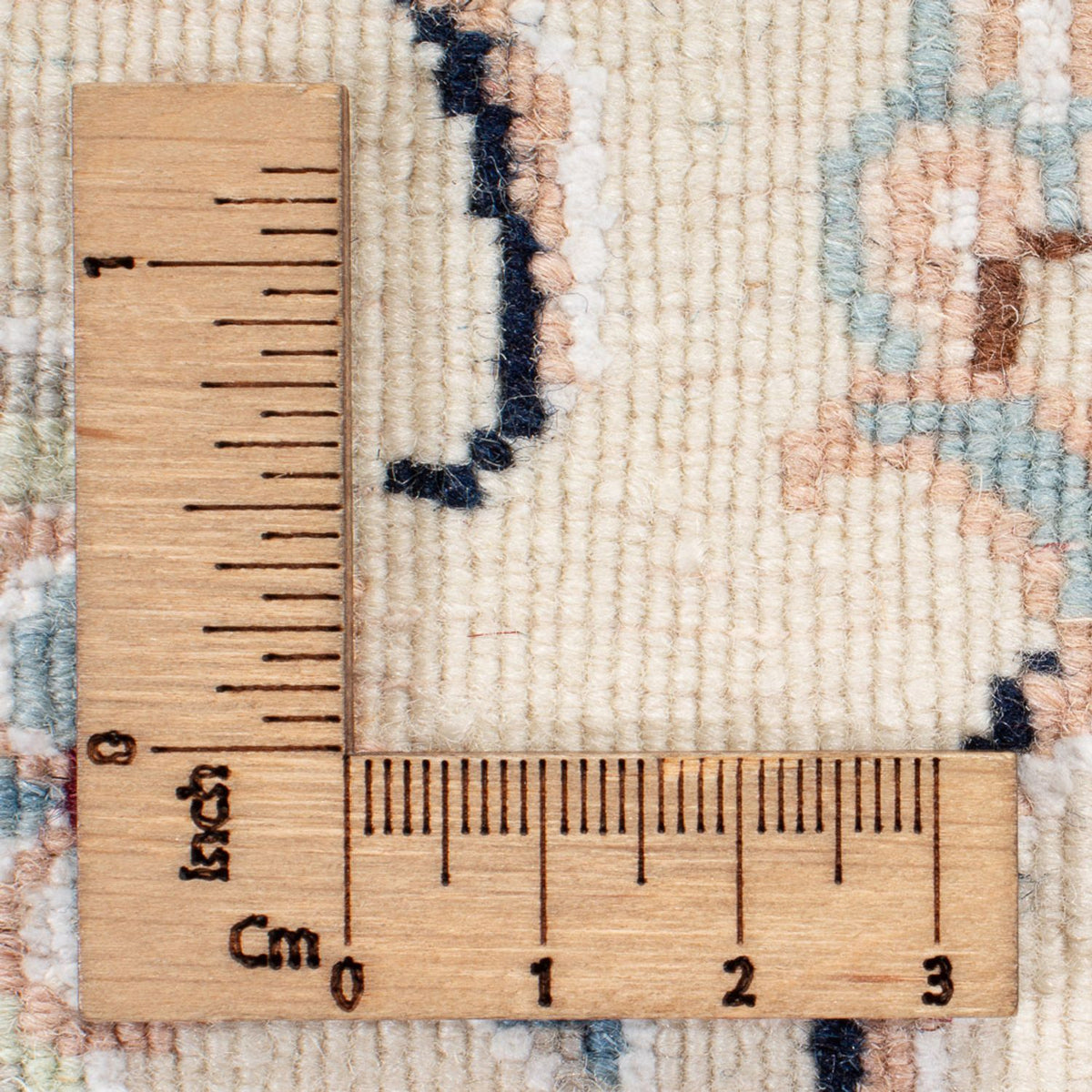 Tapis persan - Nain ronde  - 200 x 200 cm - bleu