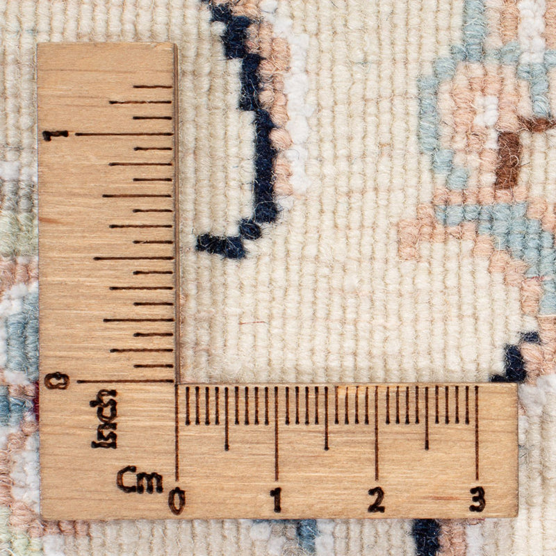 Tapis persan - Nain ronde  - 200 x 200 cm - bleu